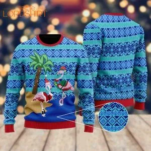 Flamingo Ugly Christmas Sweater