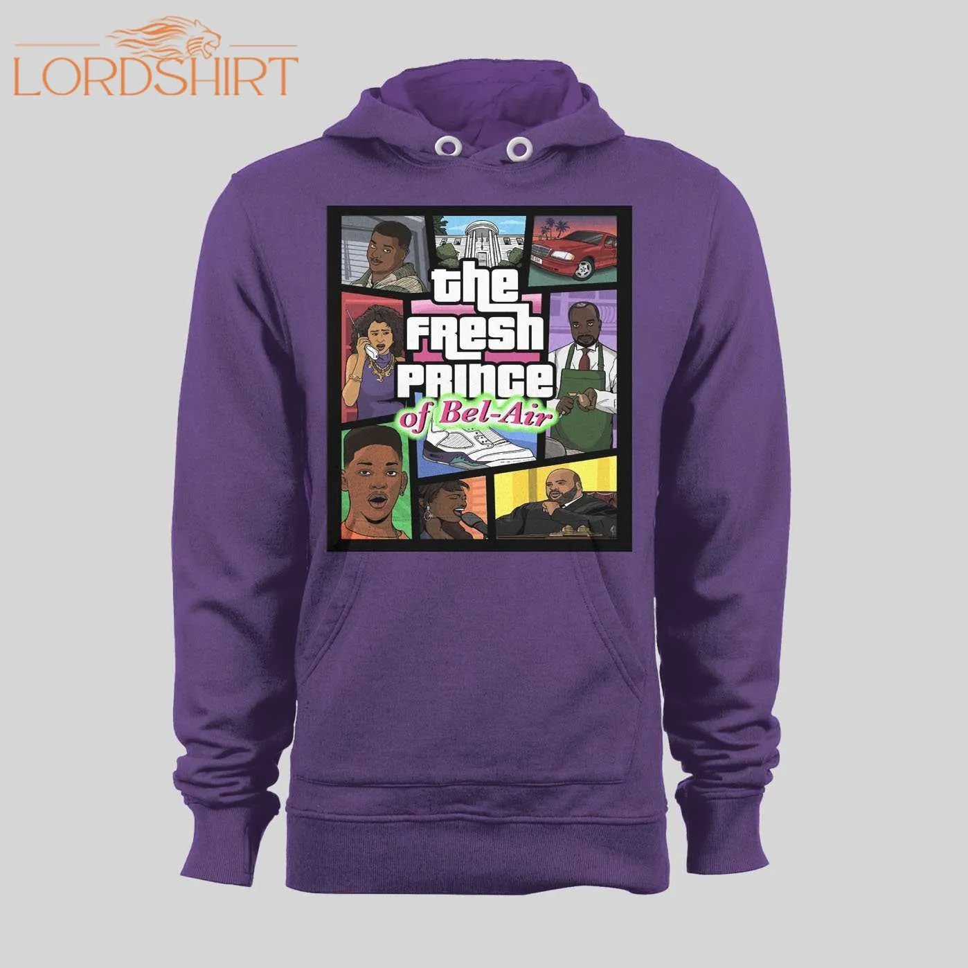 Fresh Prince Of Bel-air Style Parody High Quality Hoodie / Sweatshirt