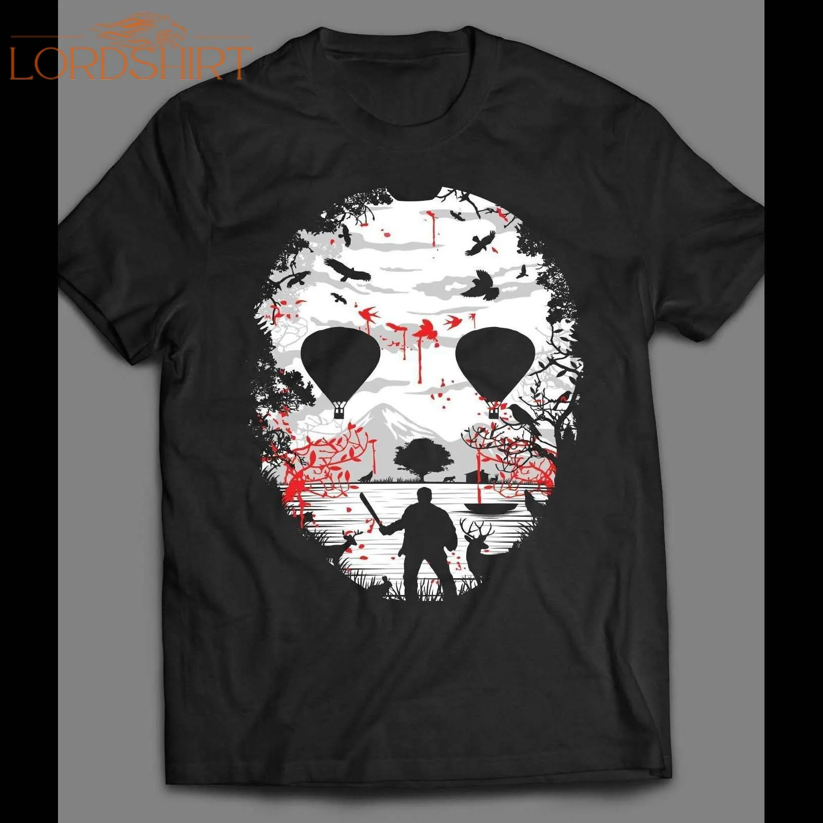 Friday The 13th Camp Crystal Lake Jason's Hockey Mask Shirt