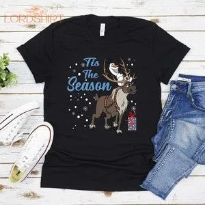 Frozen Olaf Sven Tis The Season Christmas T-shirt For Men