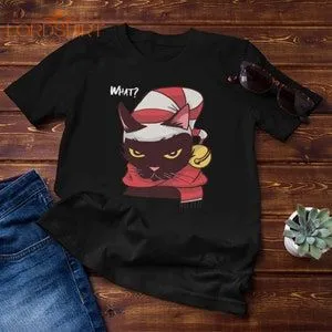 Funny Angry Cat Christmas T-shirt Funny Gift Men Women Funny