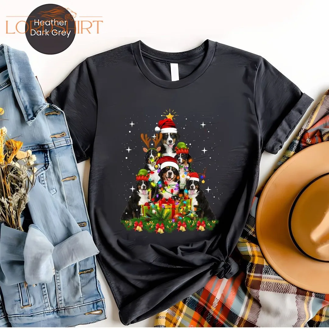 Funny Bernese Mountain Christmas Tree Gifts Xmas T