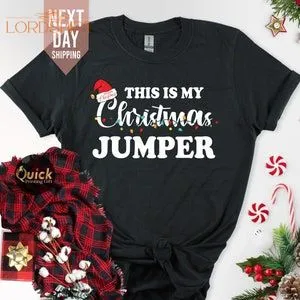 Funny Christmas Jumper Tshirt Christmas Tshirts For Women