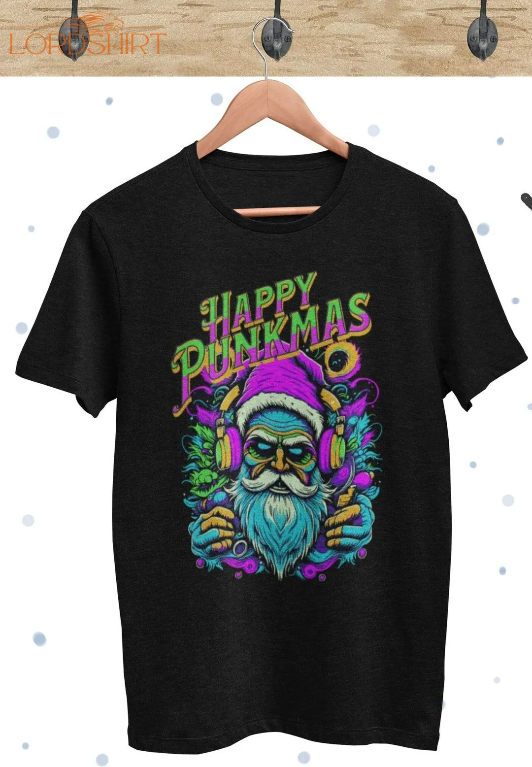 Funny Christmas T Shirt Punkmas Spirit: Unique Gothic