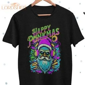 Funny Christmas T Shirt Punkmas Spirit: Unique Gothic