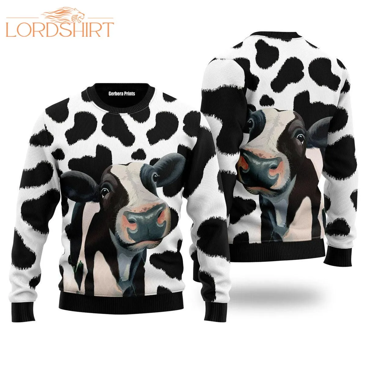 Funny Cow Ugly Christmas Sweater