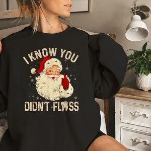 Funny Dental Hygienist Christmas Sweater I Know You