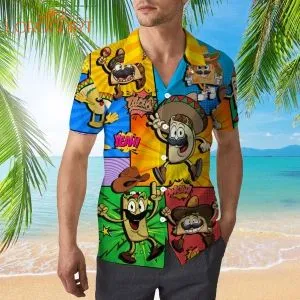 Funny Taco On Pop Art Hawaiian Shirt