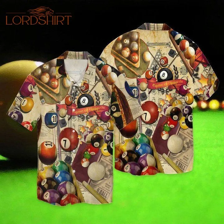 Game Billiard Hawaiian Shirt