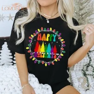 Gay Christmas T Shirt LGBT Pride Christmas Shirt Happy