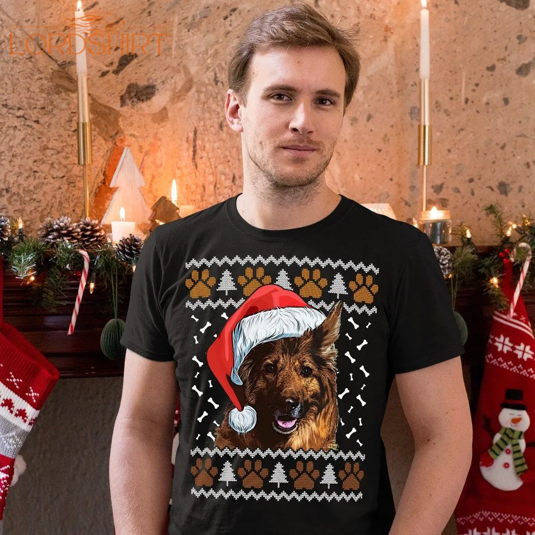 German Shepherd Christmas Tshirt German Shepherd T Shirt