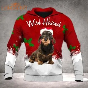 German Wirehaired Pointer Dog Christmas 3d All Over Print