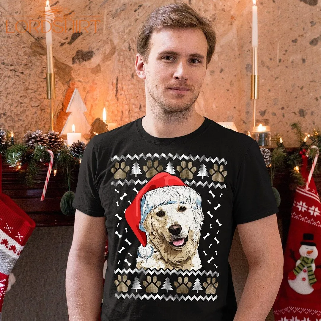 Golden Retriever Christmas Tshirt Golden Retriever T Shirt