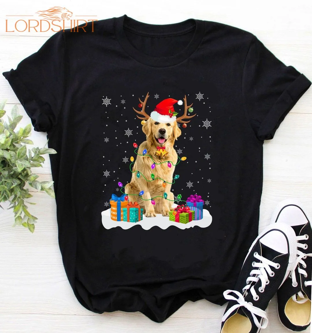 Golden Retriever Shirt / Golden Retriever Xmas Shirt /