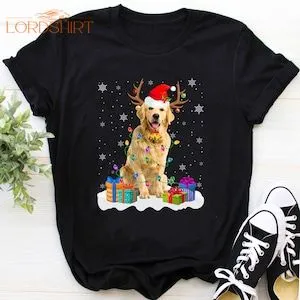 Golden Retriever Shirt / Golden Retriever Xmas Shirt /