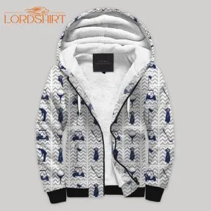 Golf Life Fleece Zip Hoodie All Over Print