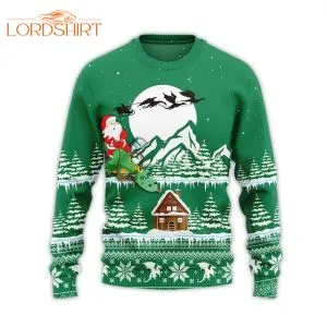 Green Dragon Christmas Ugly Christmas Sweater