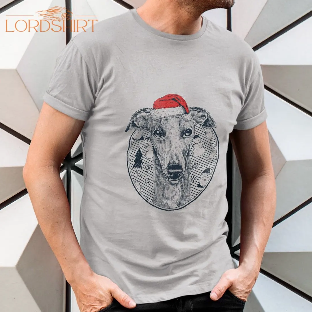 Greyhound Christmas Shirt Greyhound Lover Gift Happy