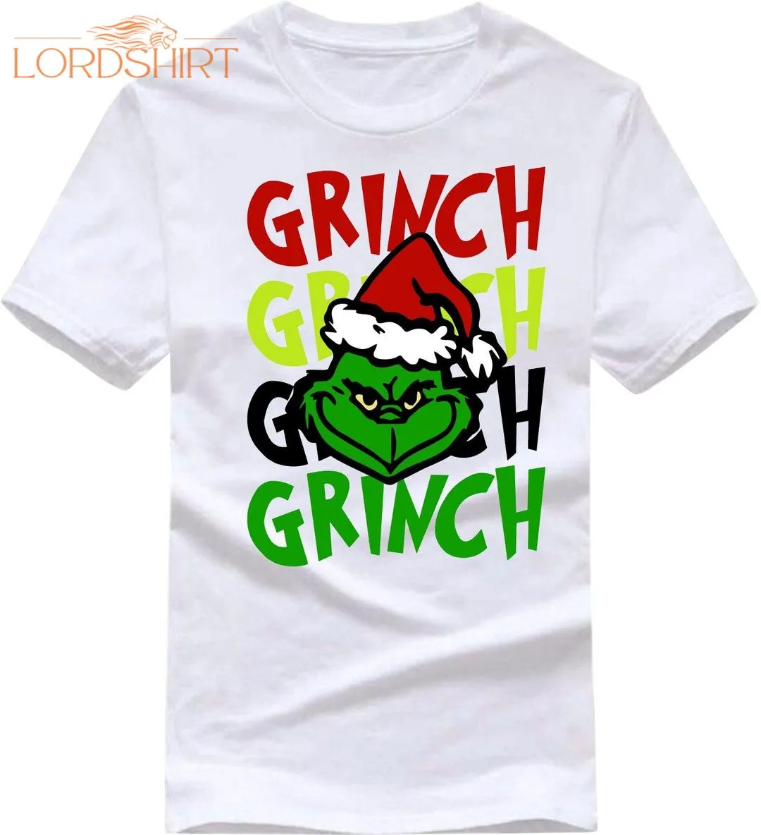 Grinch Christmas T-shirt Merry Grinchmas The Grinch Face