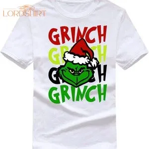 Grinch Christmas T-shirt Merry Grinchmas The Grinch Face