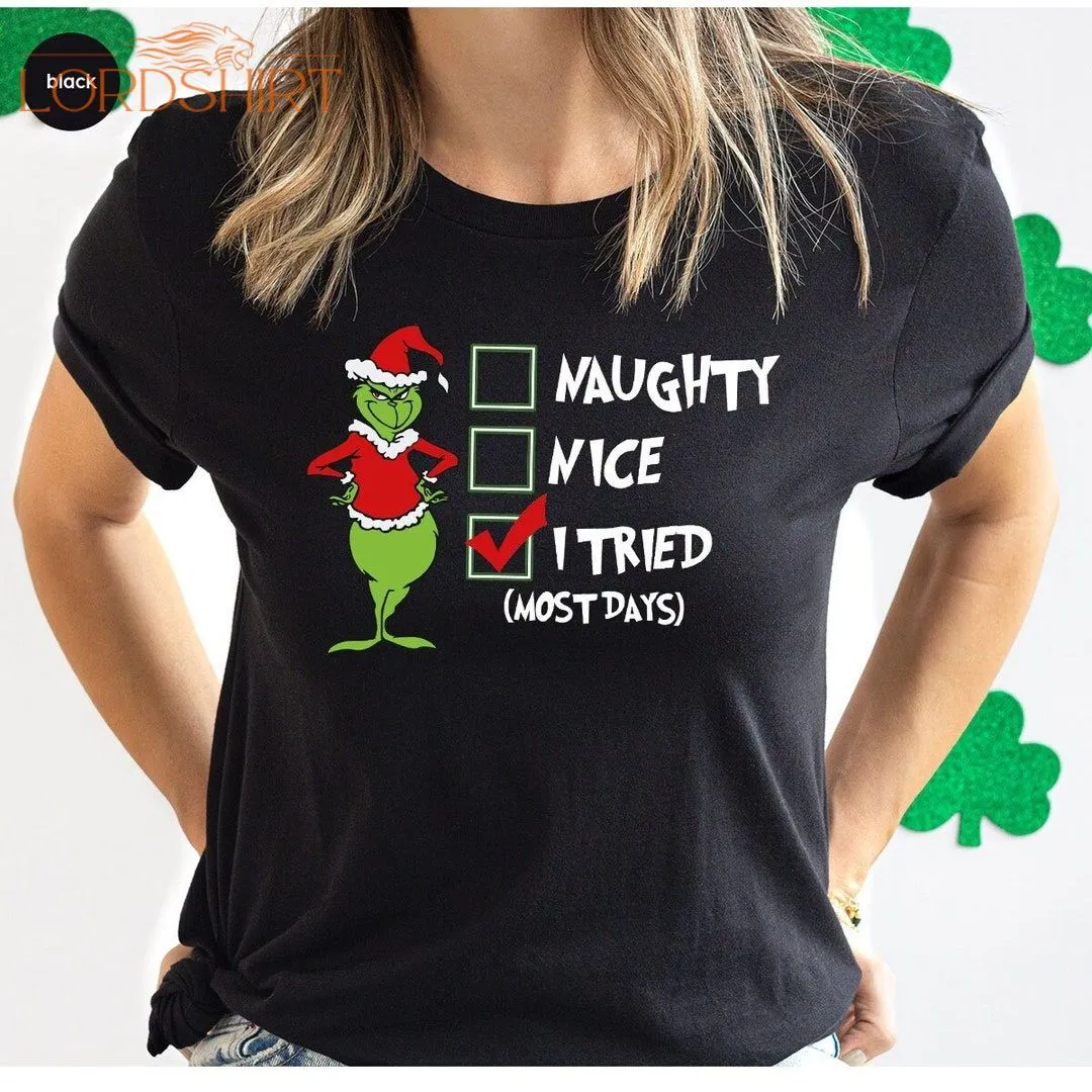 Grinchmas Shirt Christmas Grinch T-shirts Holiday Grinch