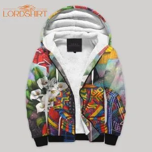 Guatemala Sherpa Fleece Zip Hoodie All Over Print