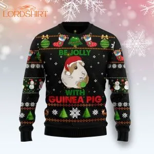 Guinea Pig Be Jolly Christmas Ugly Christmas Sweater