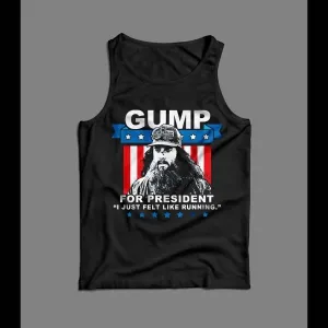 Gump For President Political Parody Men's Tank Top