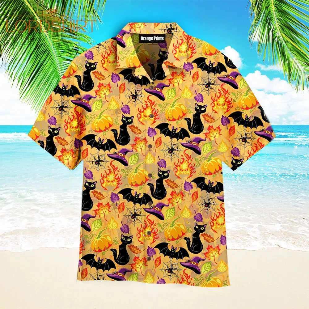 Halloween Horror Queen Cat Hawaiian Shirt