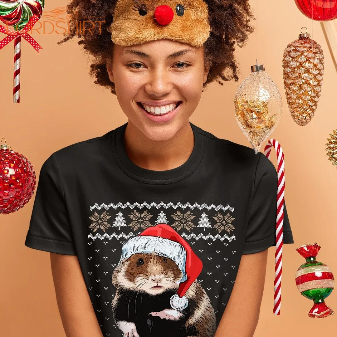 Hamster Christmas Tshirt Hamster Tshirt Mens Womens Kids