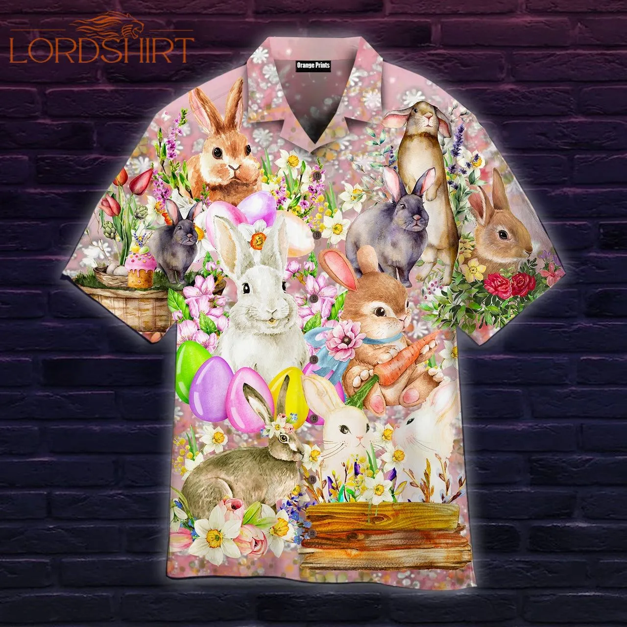 Happy Bunny Happy Easter Day Hawaiian Shirt