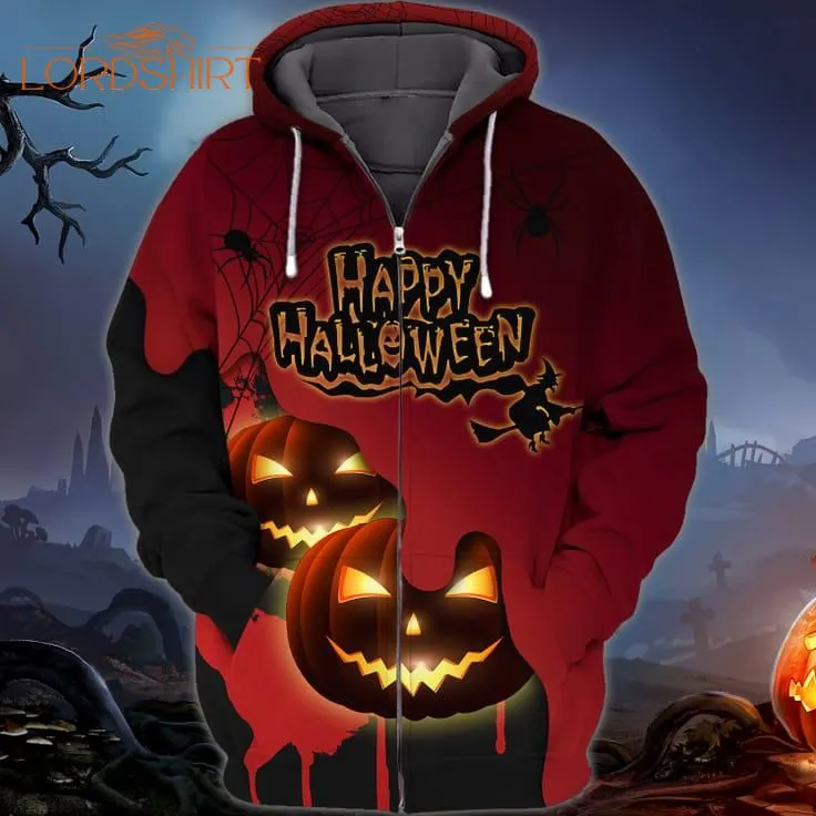 Happy Halloween Scary Pumpkins 3d All Over Print