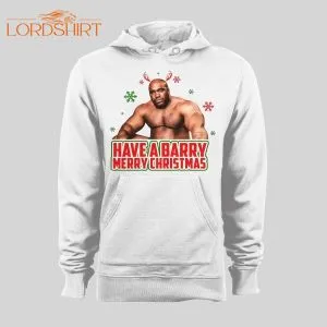 Have A Barry Merry Christmas Porn Star Parody High Quality Holiday Hoodie/ Sweatshirt