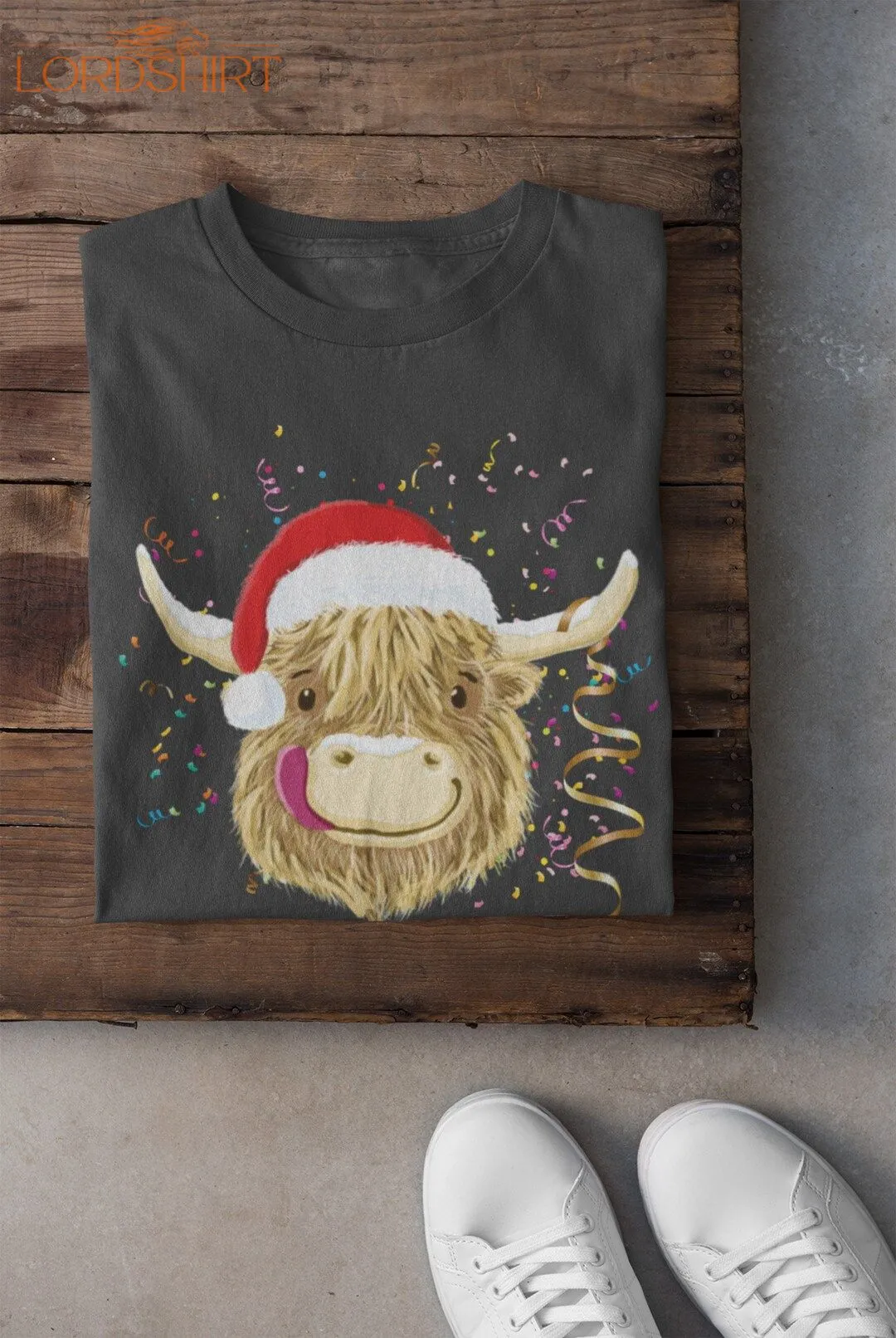 Highland Cow Christmas Shirt Highland Coo Christmas Party