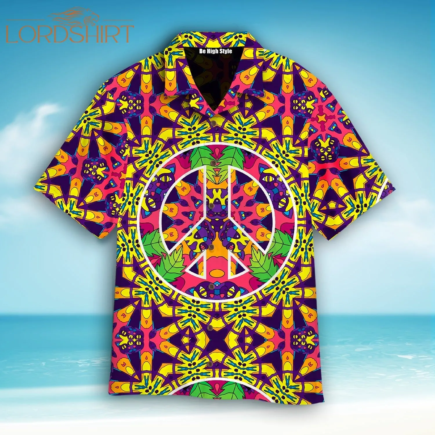 Hippie Jungle Peace Life Aloha Hawaiian Shirt