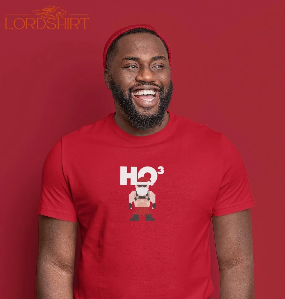 Ho Ho Ho Gay Daddy Santa Christmas T-shirt