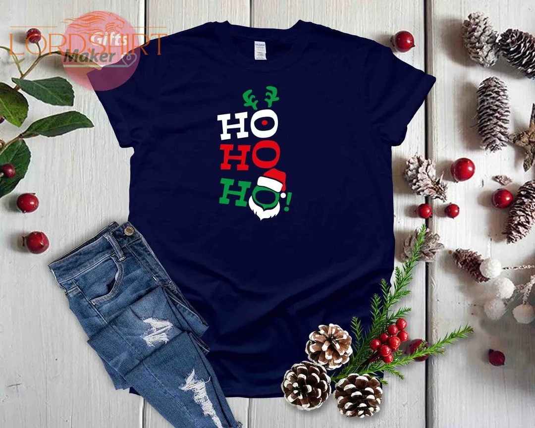 Ho Ho Ho T Shirt Christmas Outfit Family Matching Christmas