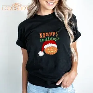 Holiday T-shirt Halloween T-shirt Christmas T-shirt Pumpkin