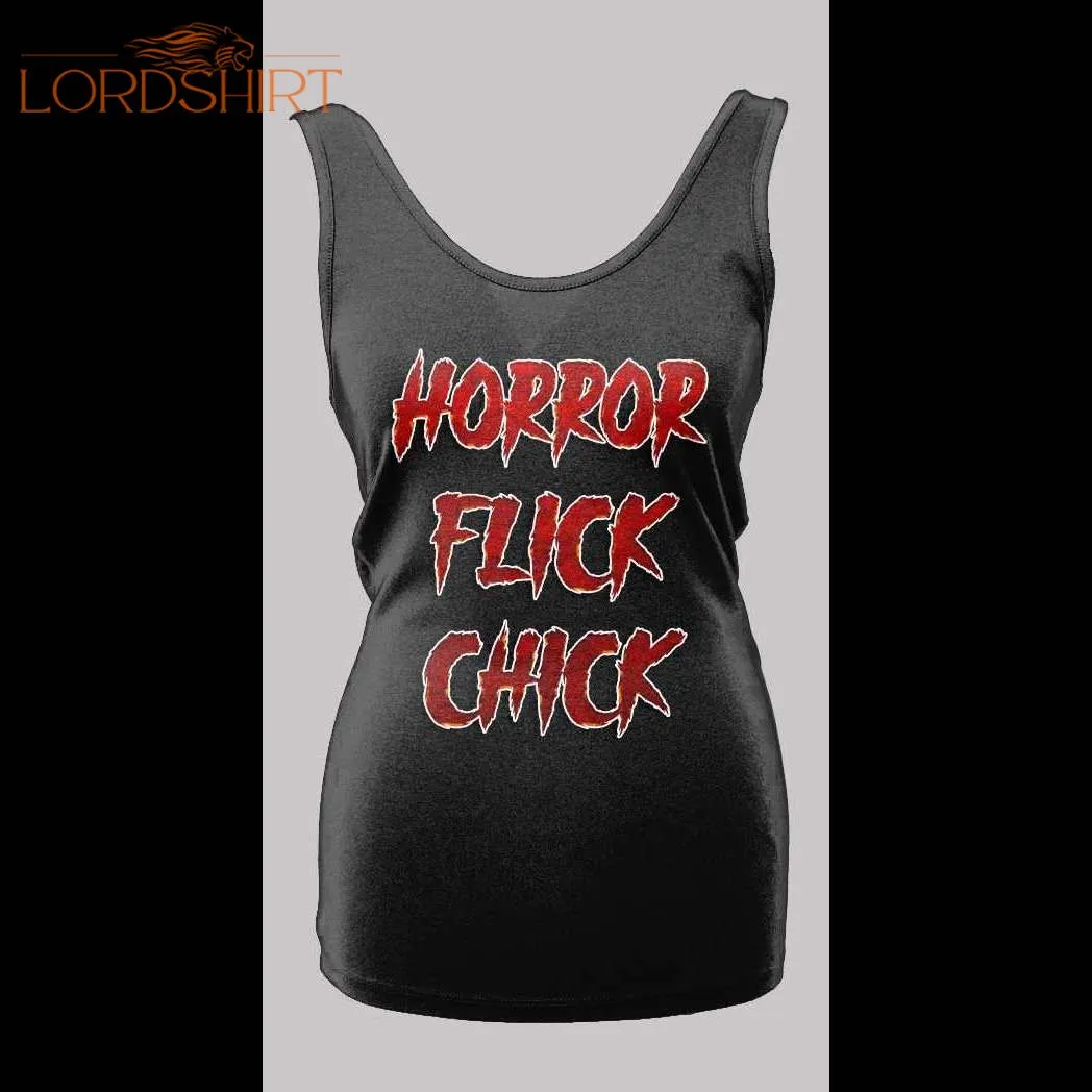 Horror Flick Chick Ladies Halloween Tank Top