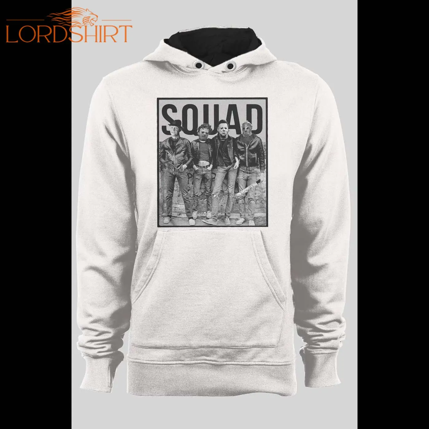 Horror Movie Killer Squad Pull Over Hoodie