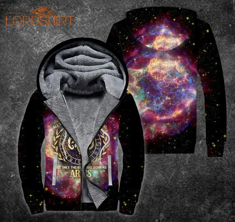 I'm A Aries Fleece Zip Hoodie All Over Print