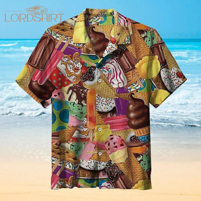 Ice Cream Sweets Lovers Hawaiian Shirt