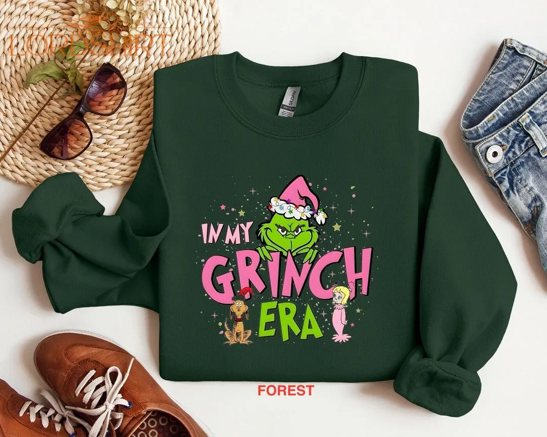 In My Grinch Era Sweatshirt Grinch Shirt Christmas