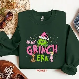 In My Grinch Era Sweatshirt Grinch Shirt Christmas