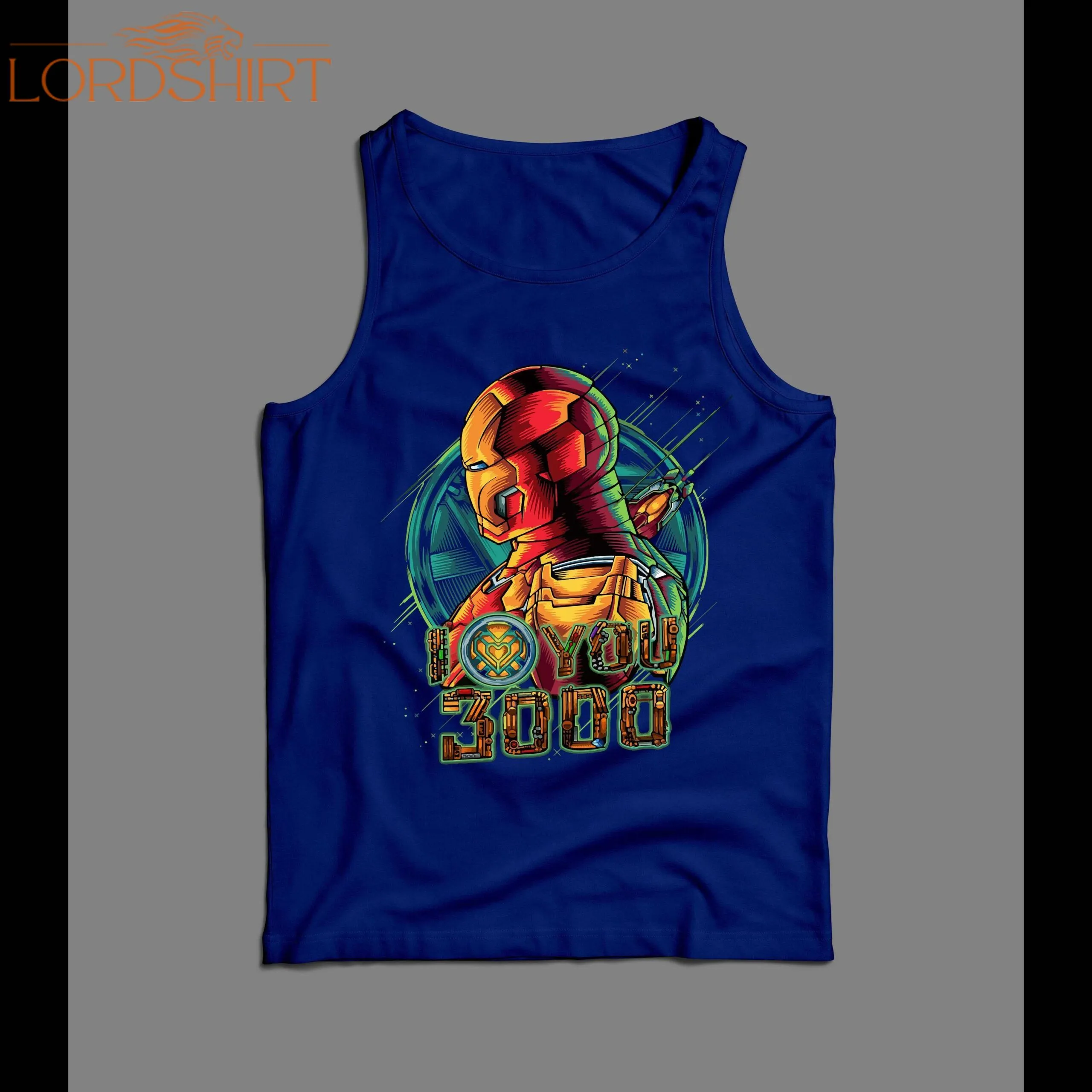 Iron Man I Love You 3000 Endgame Men's Tank Top