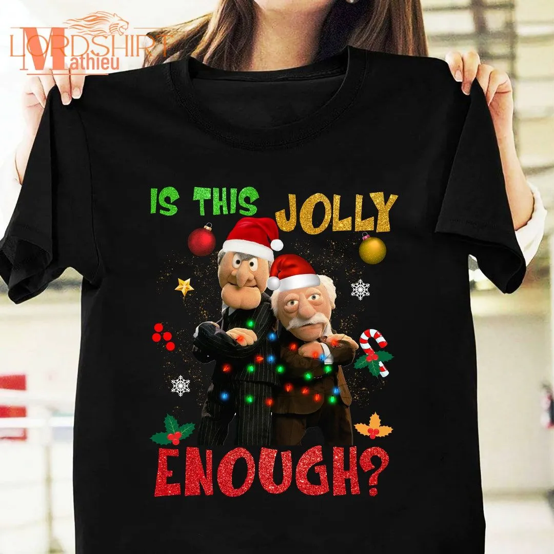 Is This Jolly Enough Muppets Christmas Light Vintage T-shirt