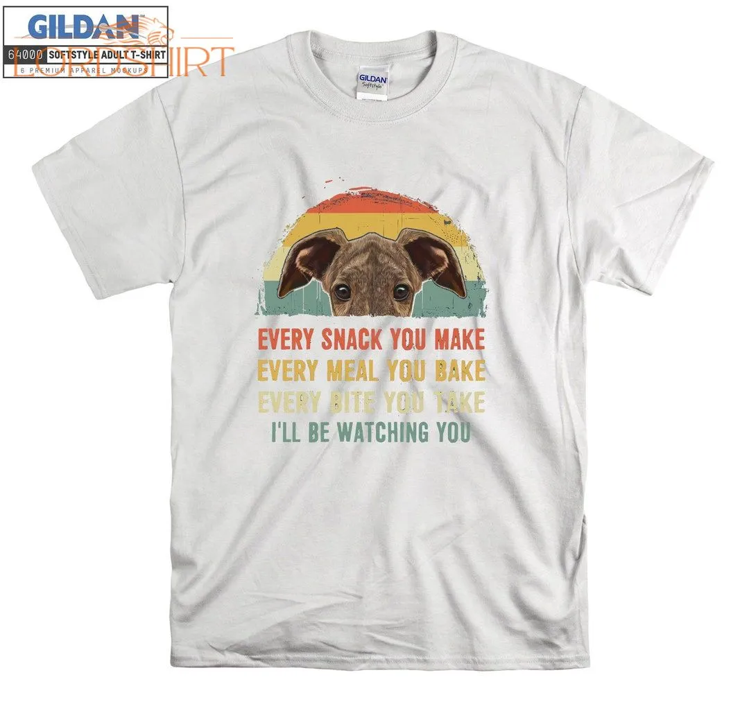 Italian Greyhound I'll Be Watching You Tank T Shirt Hoodie