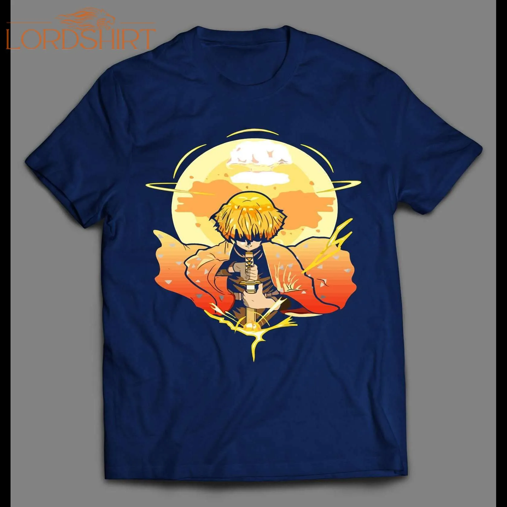 Japanese Anime Dragon Slayer Zenitsu Custom Art Shirt