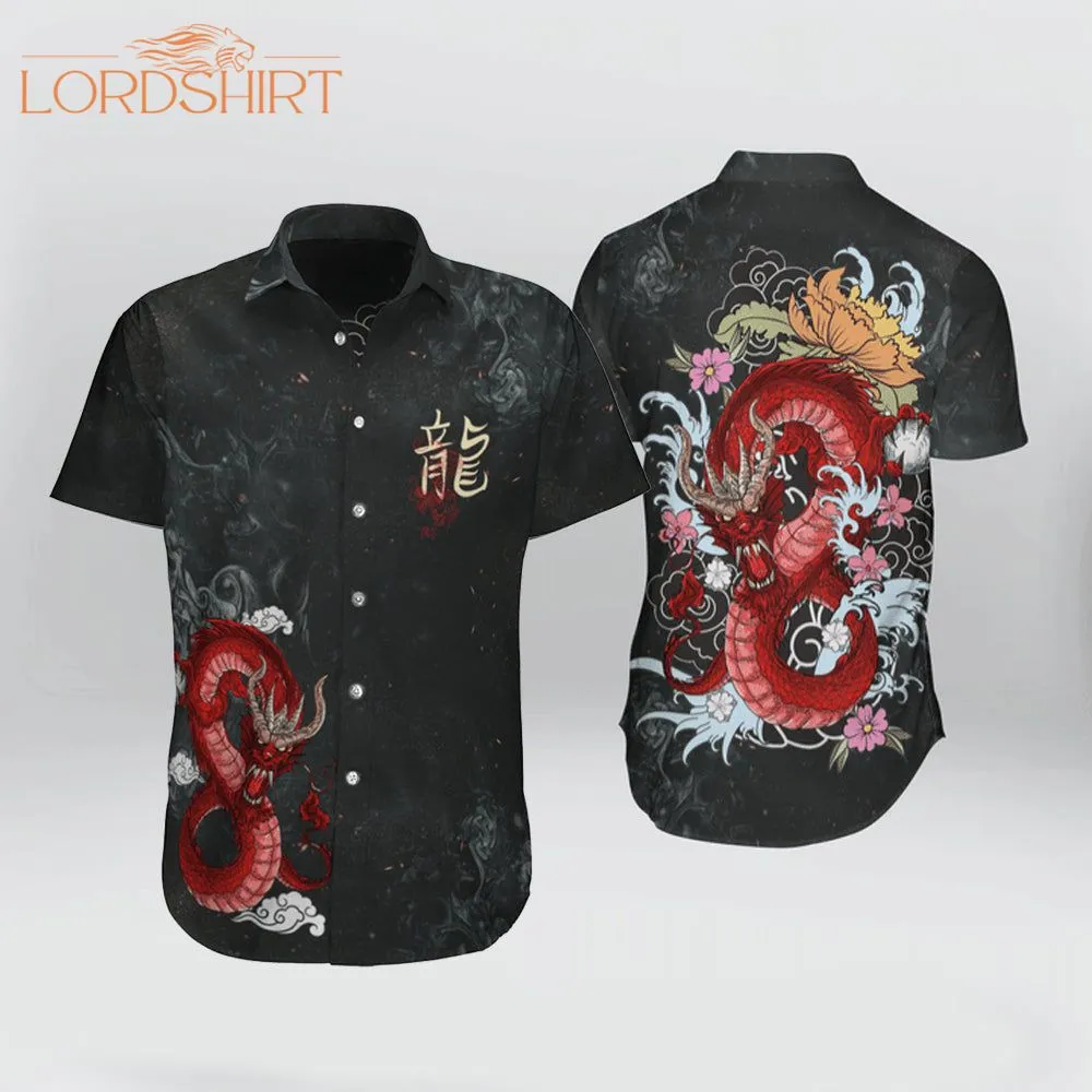 Japanese Dragon Hawaiian Shirt