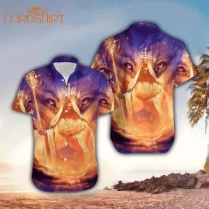 Jesus God Lion Hawaiian Shirt